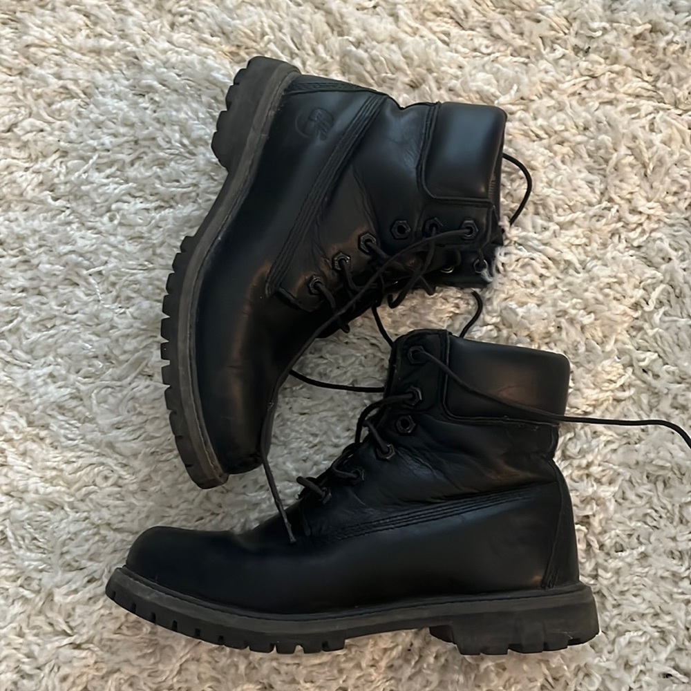 Timberland Black Leather Boots
